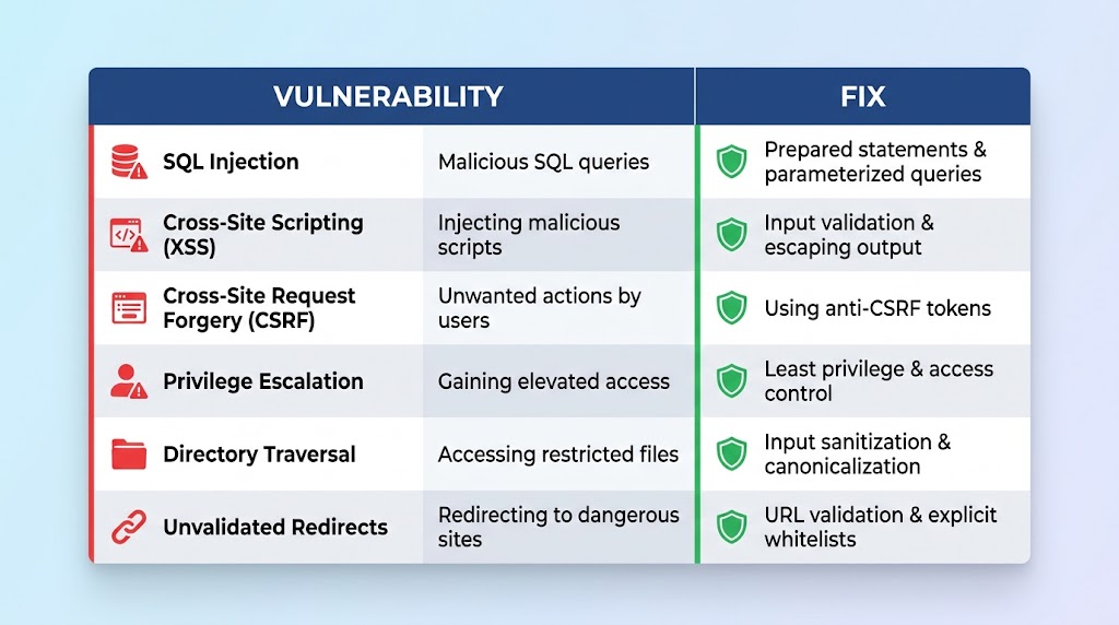 Vulnerable vs Secure WordPress Code Example.