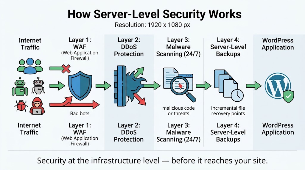How Server-Level Security Works.