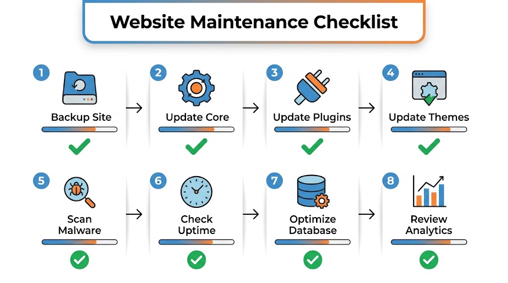 Website Maintenance Checklist.
