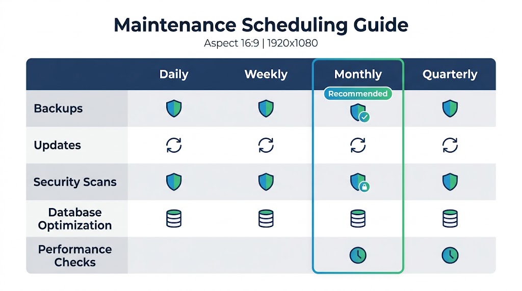 Maintenance Scheduling Guide.